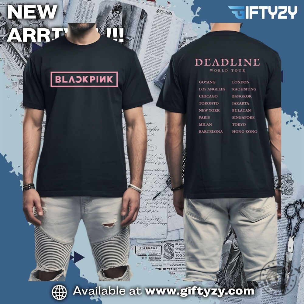 Blackpink Tee, Beyoncé Shirt, music gift 14 Blackpink Deadline World Tour Kpop Concert Shirt