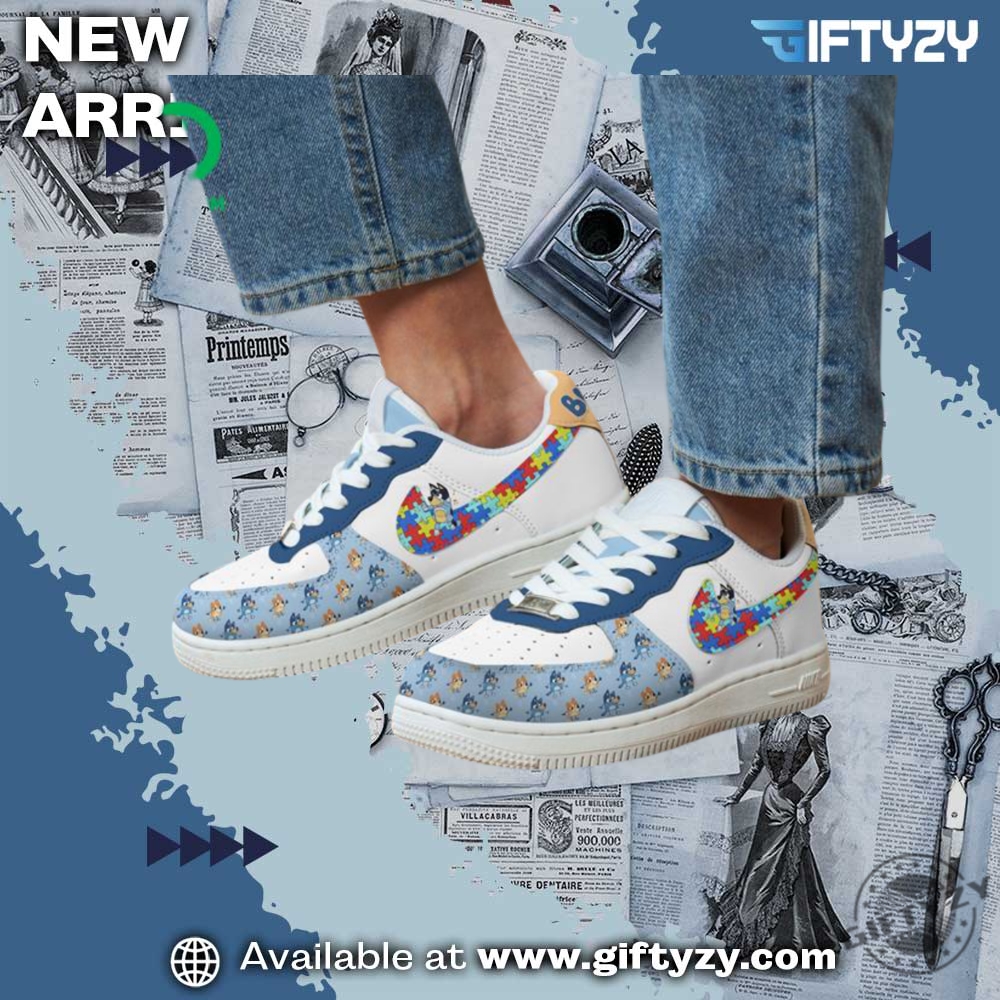 Autism Awareness Bluey Family Movie Nike Air Force Shoes 3 Autism Awareness Bluey Family Movie Nike Air Force Shoes