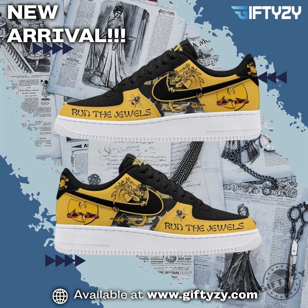Graphic Trendy Shoes Today! 5 Wutang Clan Run The Jewels Nike Force Shoes