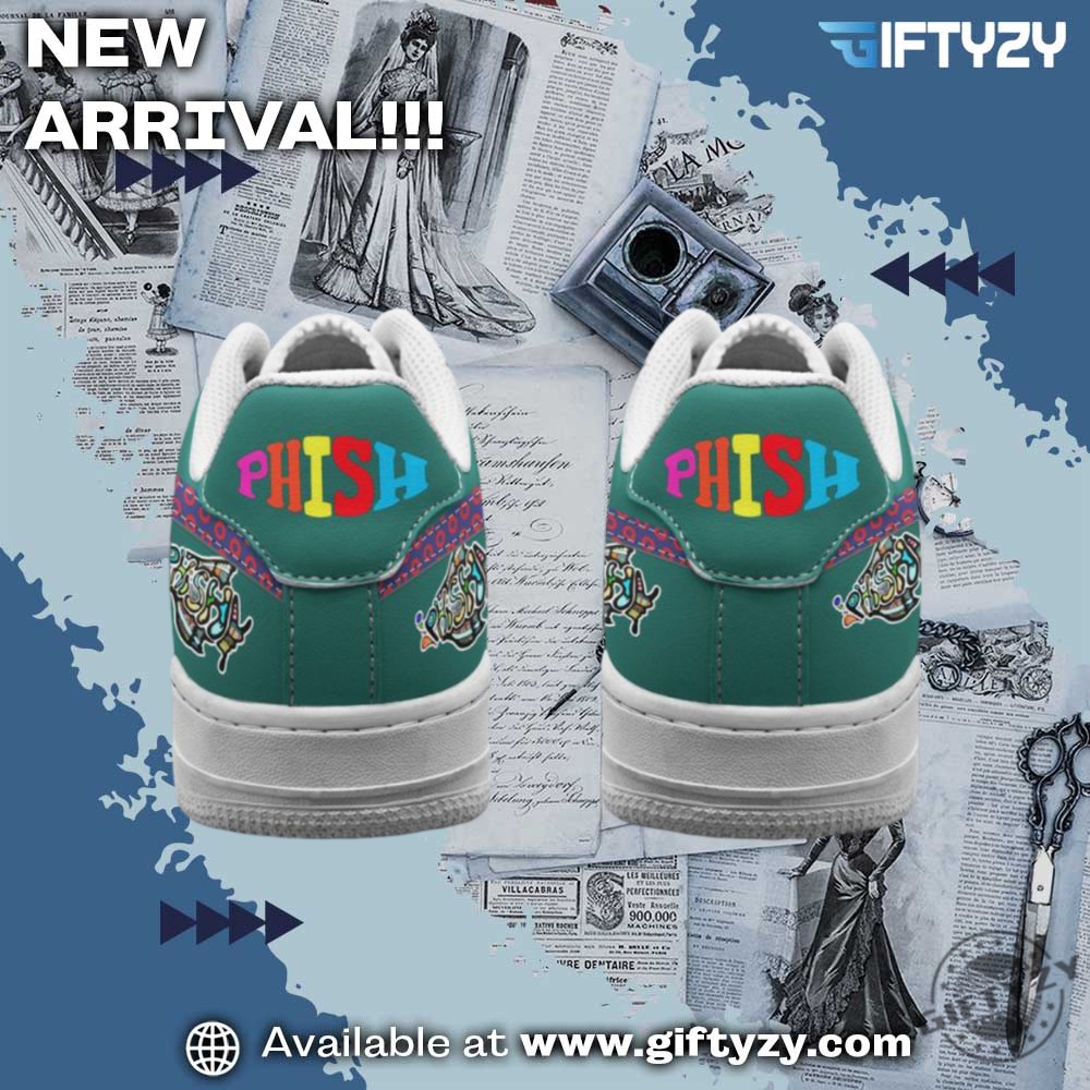 Phish Band Mondegreen Music Air Forces Nike Shoes 6 Phish Band Mondegreen Music Air Forces Nike Shoes