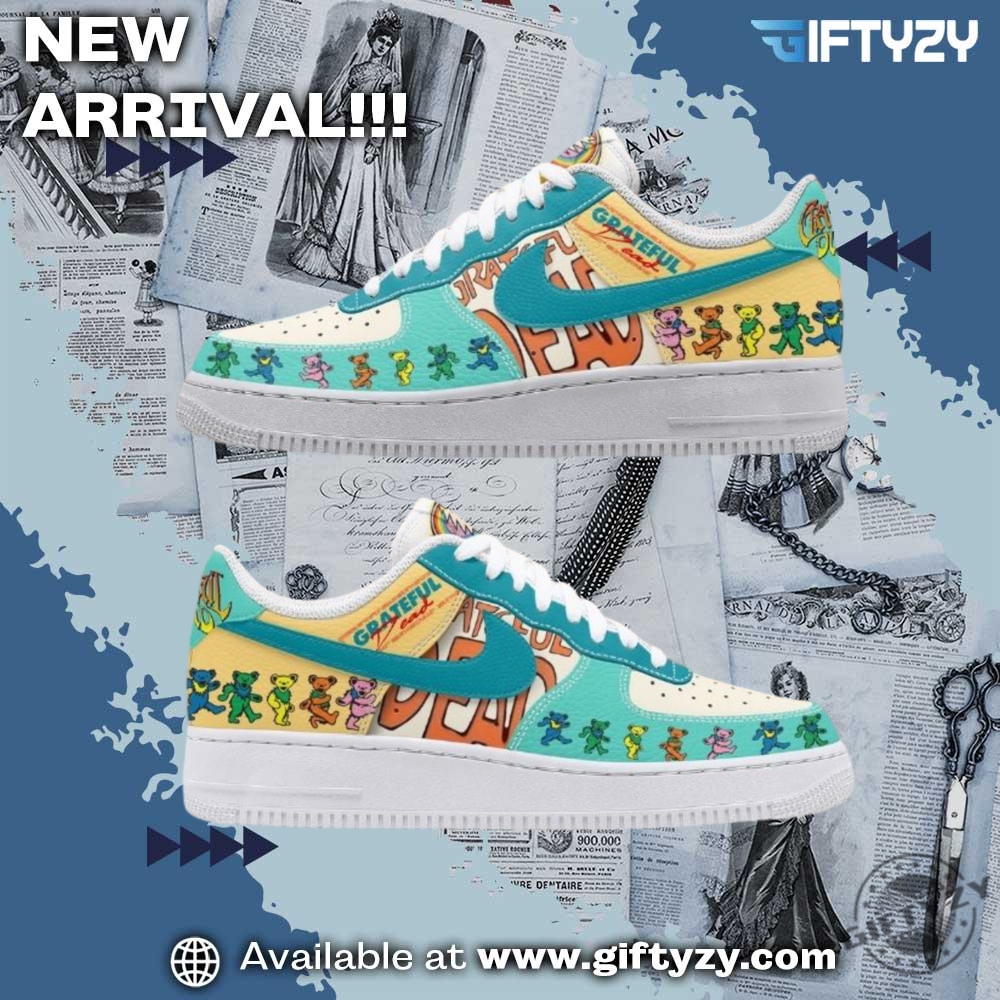 Graphic Trendy Shoes Today! 20 Music Grateful Dead Band Air Forces Nike Shoes