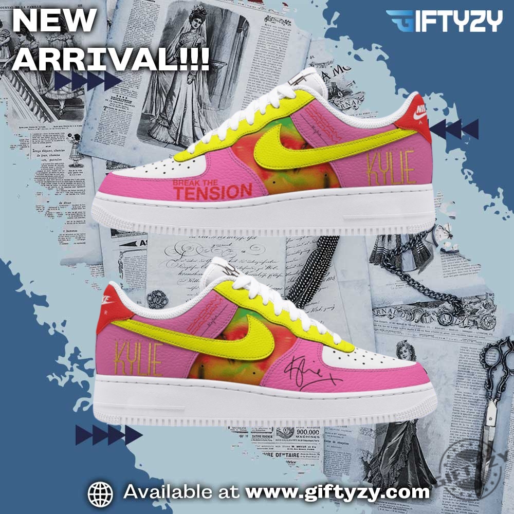 Break The Tension Kylie Music Nike Air Force Shoes 5 Break The Tension Kylie Music Nike Air Force Shoes