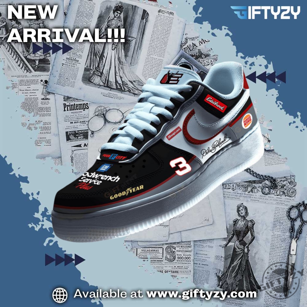 Graphic Trendy Shoes Today! 26 Nascar Dale Earnhardt F1 Nike Air Force 1 Shoes