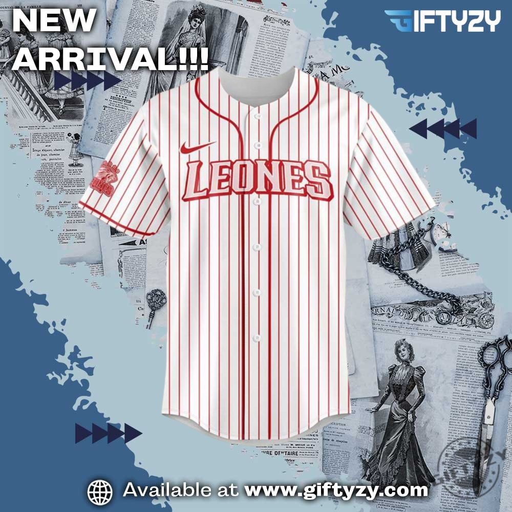 Leones De Yucatán Hello Kitty 3D Baseball Jersey 4 Leones de Yucatán Hello Kitty 3D Baseball Jersey