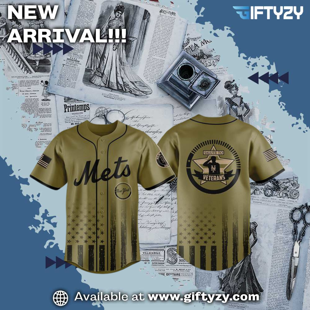 MLB Trendy Baseball Jersey 16 Mlb New York Mets Salute To Veterans 3D Jersey
Jersey