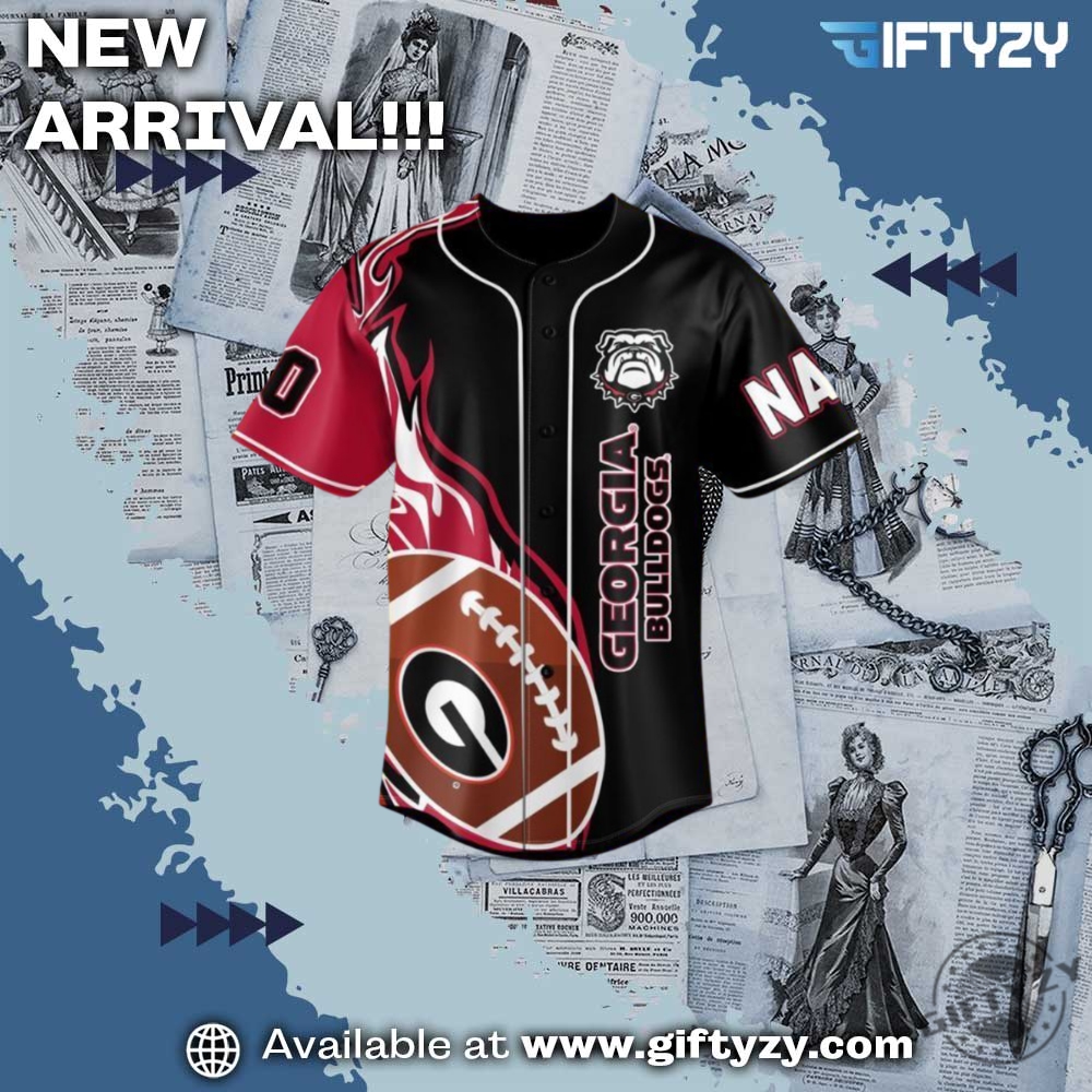 Georgia Bulldogs Between The Hedges 3D Jersey 4 Georgia Bulldogs Between The Hedges 3D Jersey