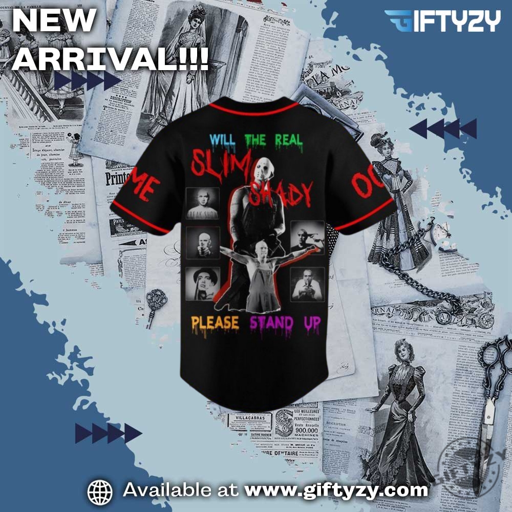 Eminem The Death Of Slim Shady Personalized 3D Jersey 5 Eminem The Death Of Slim Shady personalized 3D Jersey