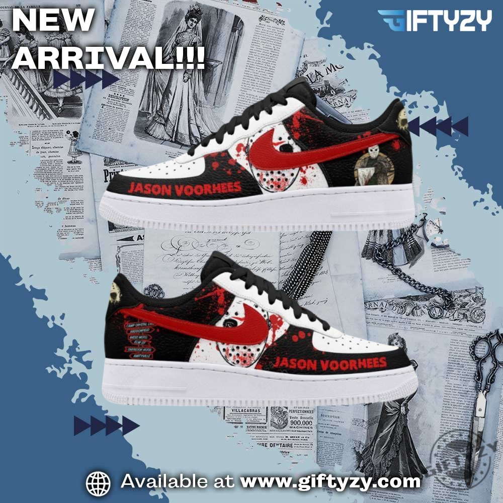 Custom Nike Air Force 1 Shoes 3 Jack Skelllington Halloween Nike Air Force Shoes