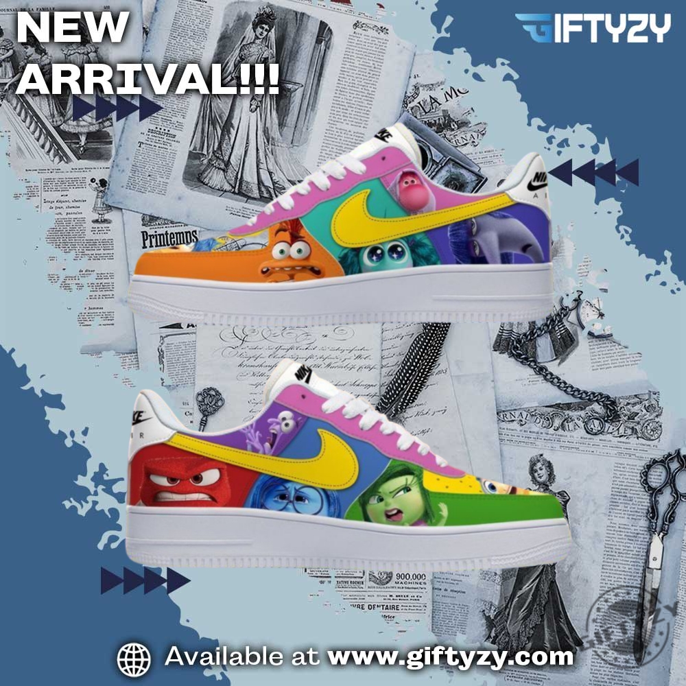 Custom Nike Air Force 1 Shoes 4 Inside Out Movie Nike Air Force 1 Shoes