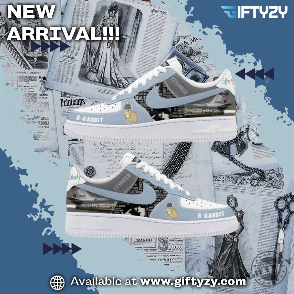 Custom Nike Air Force 1 Shoes 17 Eminem Brabbit Nike Air Force 1 Shoes