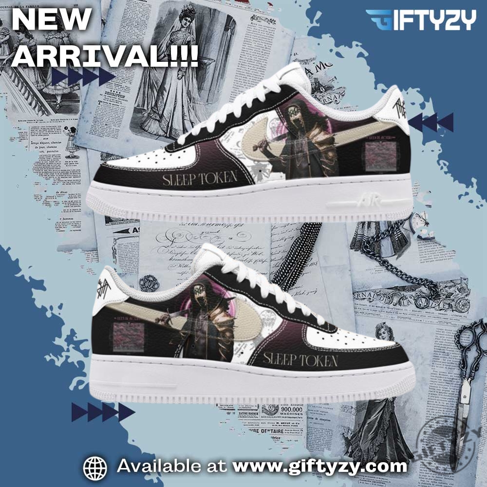 Custom Nike Air Force 1 Shoes 21 Sleep Token Music Nike Air Force 1 Shoes