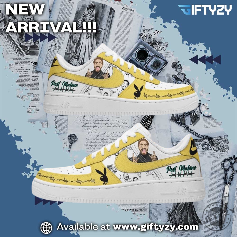 Custom Nike Air Force 1 Shoes 30 Post Malone Hot Nike Air Force 1 Shoes