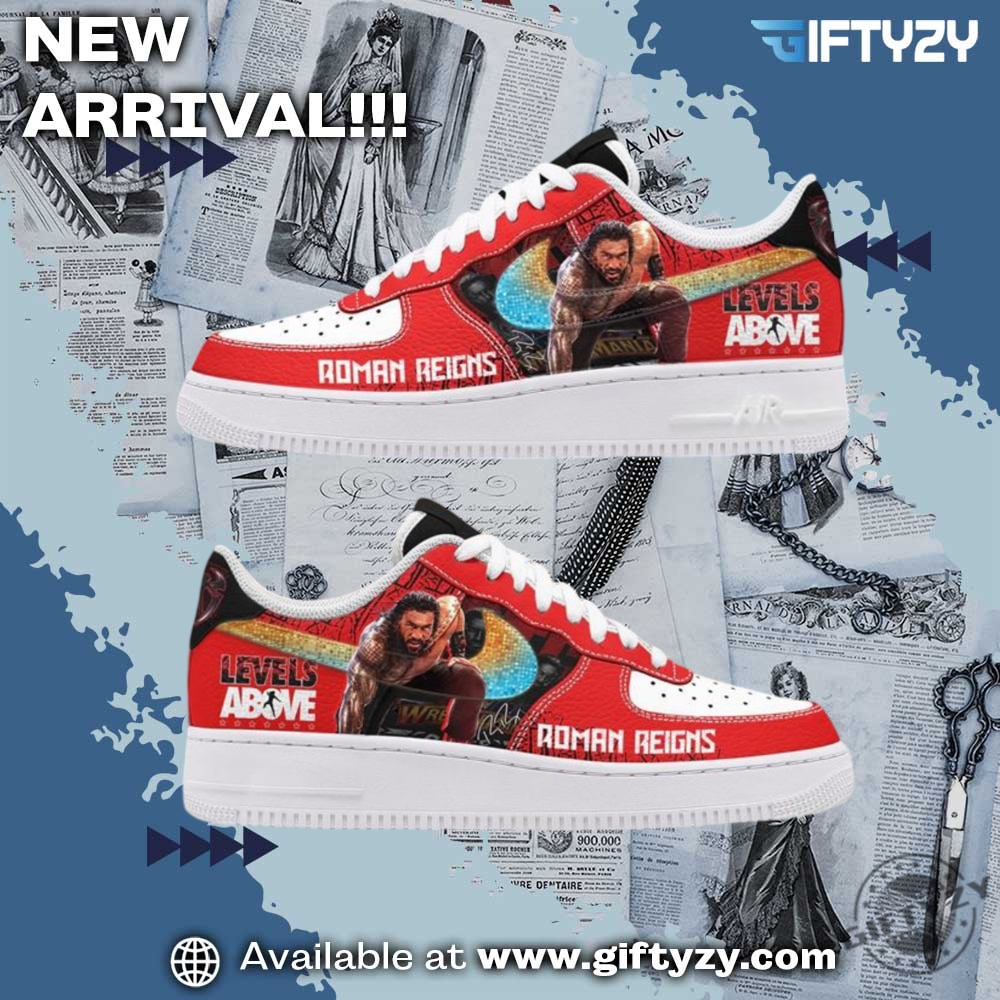 Custom Nike Air Force 1 Shoes 31 Roman Reigns Wwe Levels Above Nike Air Force 1 Shoes