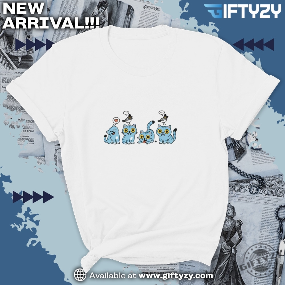 Music Blue Tiger Shirt Cute Animal Gift 7 Music Blue Tiger Shirt Cute Animal Gift