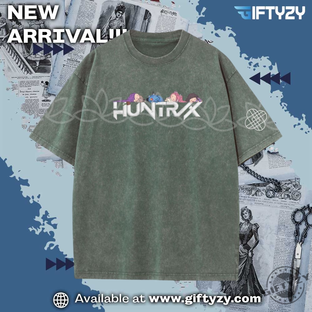 ethel cain legalize shirt 21 Kpop Band Huntrix Washed Embroidered Shirt