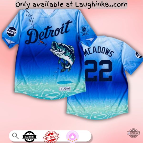 detorit tigers parker meadows baseball jersey shirt giveaway 2025