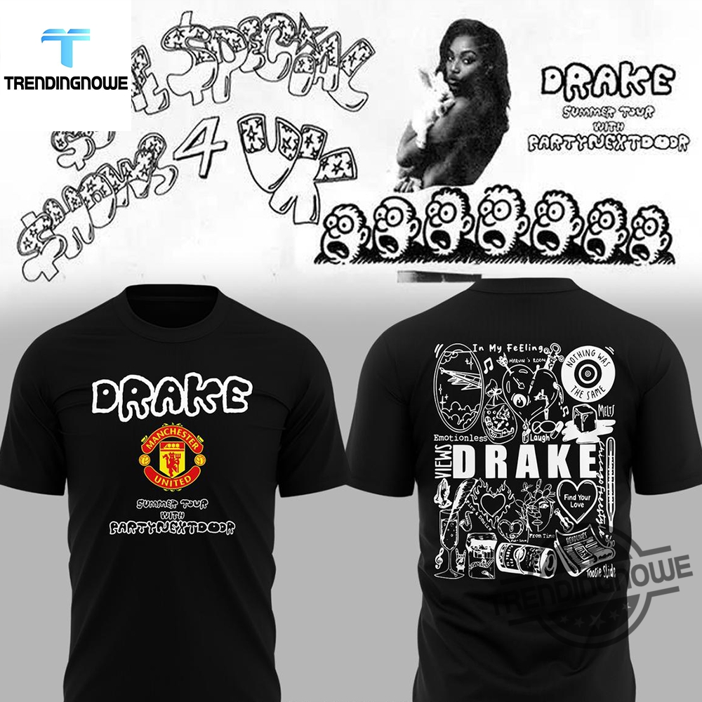 Drake Manchester United Summer Tour 2025 Shirt trendingnowe 1