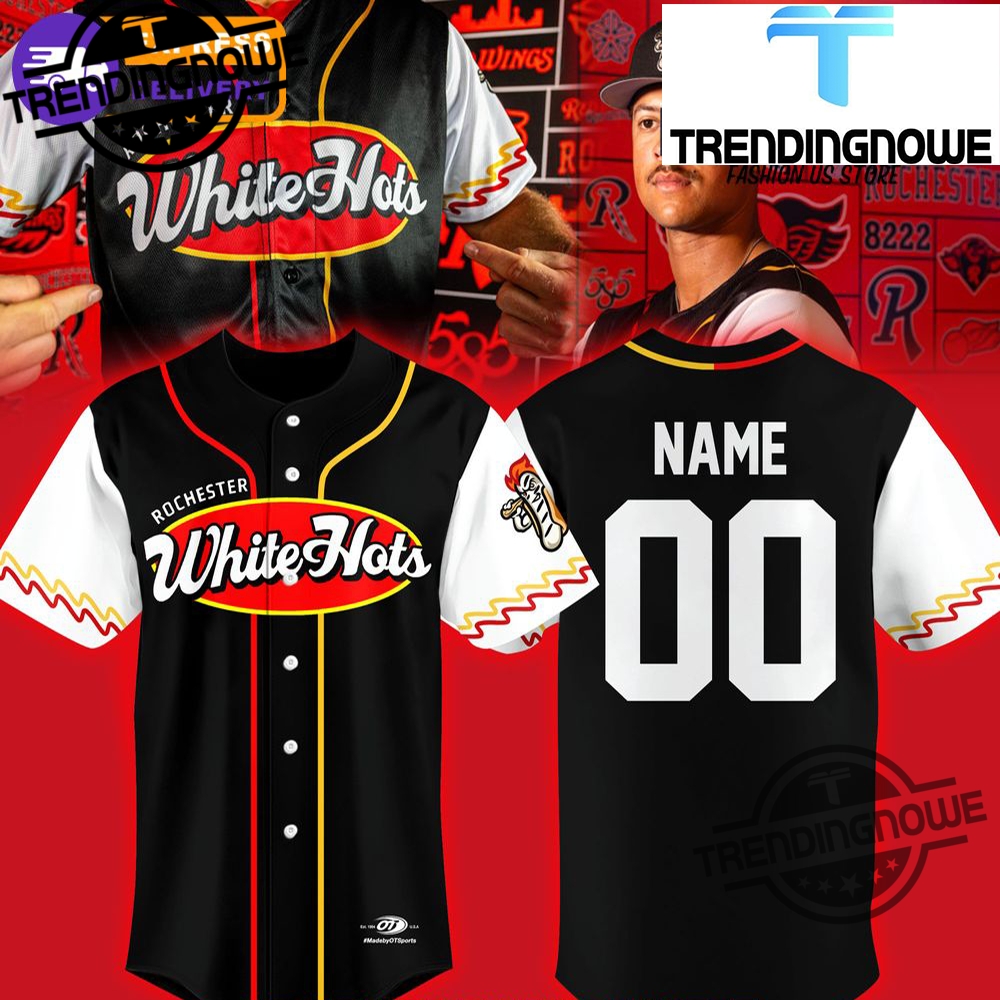 Rochester Red Wings White Hots Night 2025 Baseball Jersey trendingnowe 1