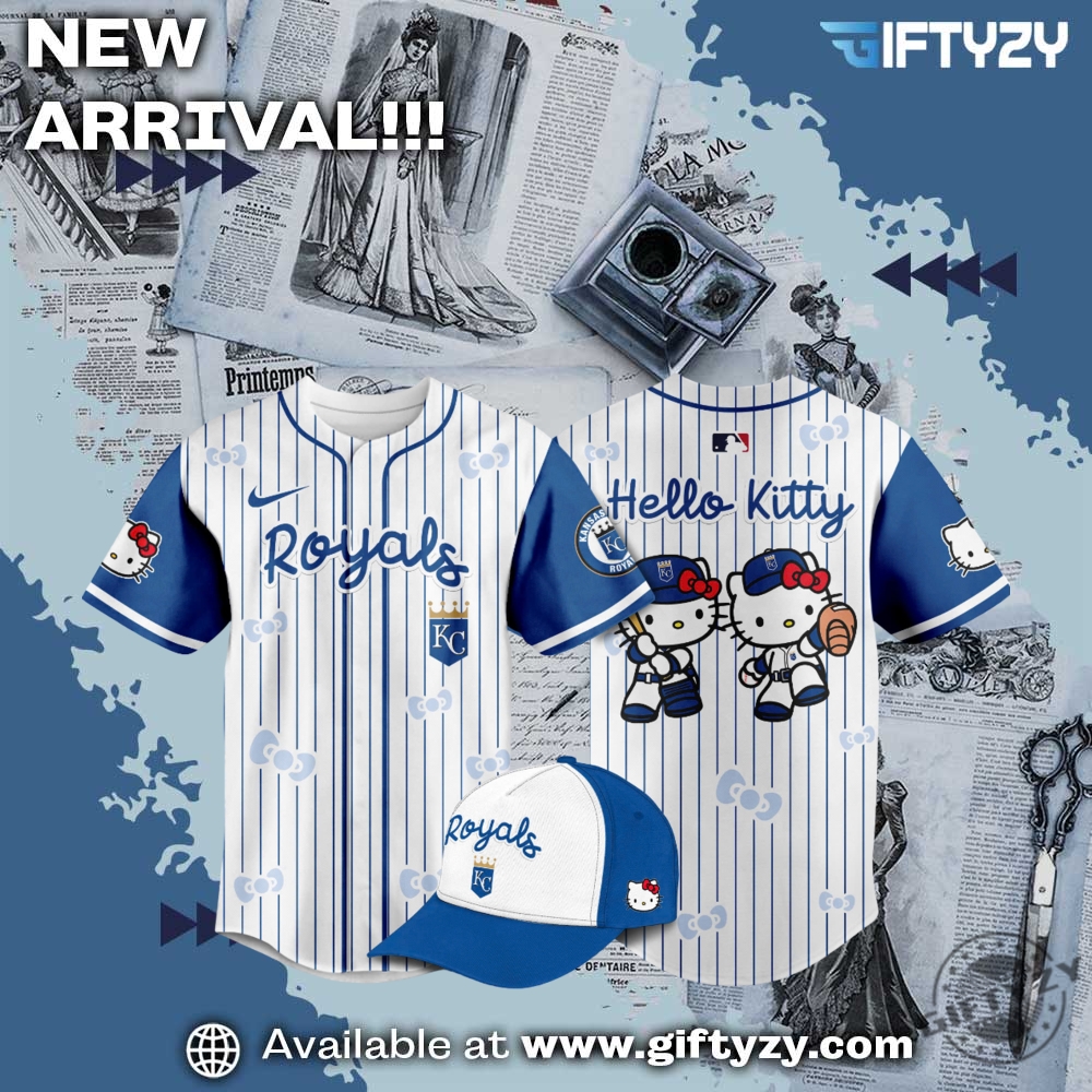 Trending Now! 3D Baseball Jersey 3 Hello Kitty Nfl Kansas City 2025 Royals Baseball Jersey