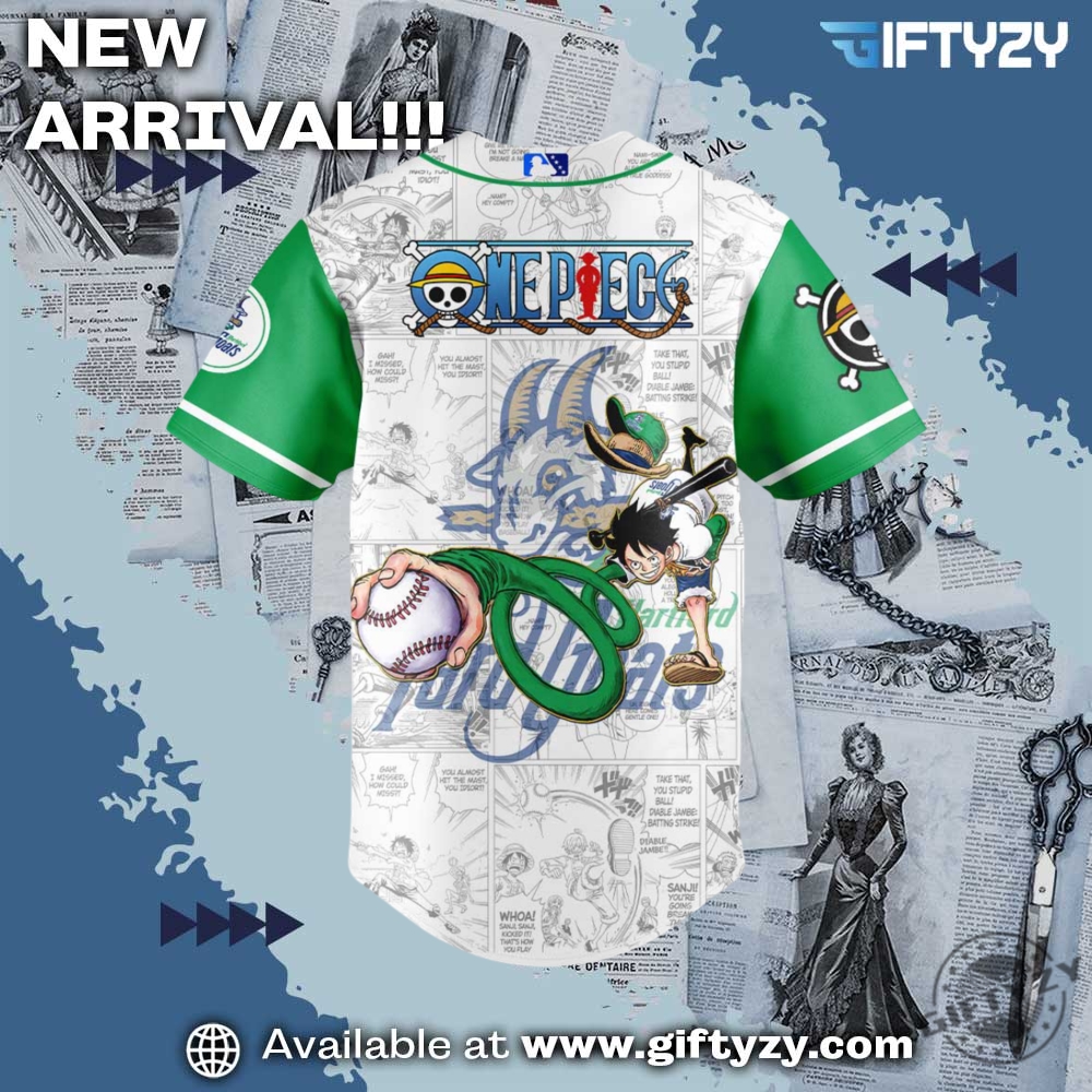 Hartford Yard Goats X One Piece Movie Night Game Jersey 5 Hartford Yard Goats x One Piece movie Night Game Jersey