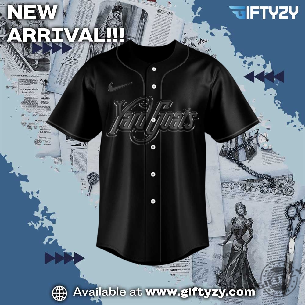 Hartford Yard Goats Back In Black 3D Jersey 4 Hartford Yard Goats Back In Black 3D Jersey