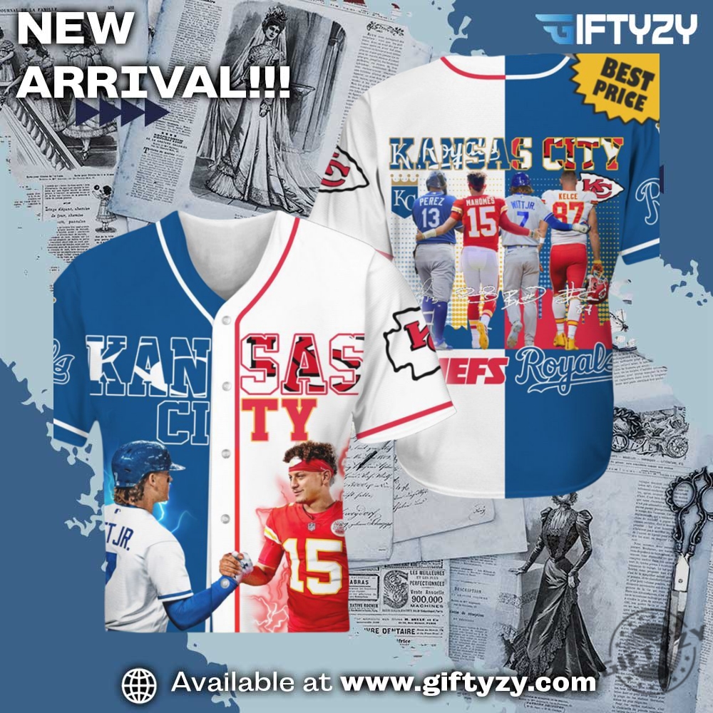 Trending Now! 3D Baseball Jersey 9 Nfl Kansas City Chiefs X Mlb Kansas City Royals Baseball Jersey