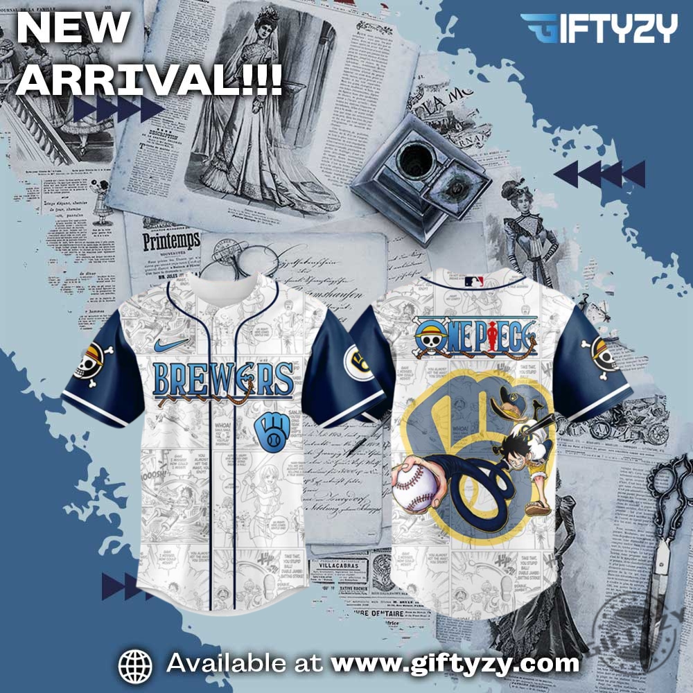 Trending Now! 3D Baseball Jersey 17 Mlb Milwaukee Brewers One Piece Night Game 3D Jersey