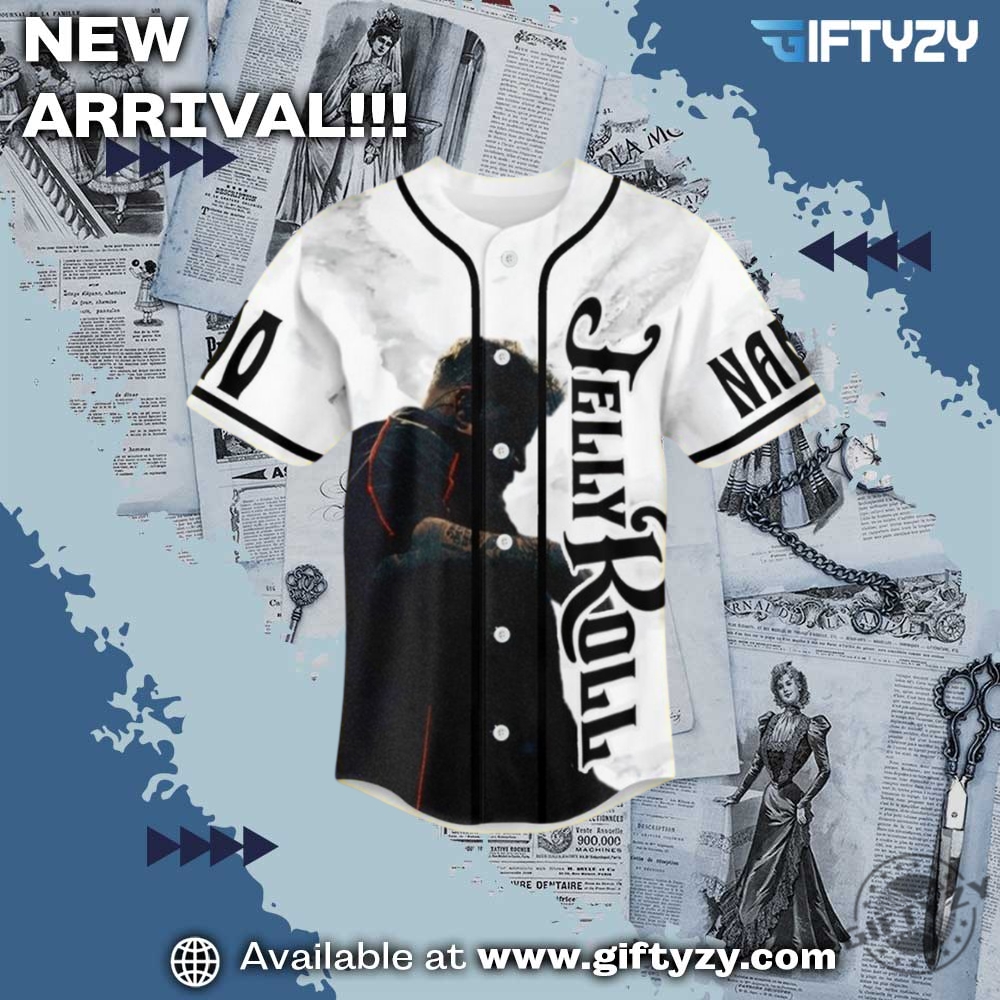 Jelly Roll Im Not Okay Im Barely Personalized 3D Baseball Jersey 4 Jelly Roll I’m Not Okay I’m Barely personalized 3D Baseball Jersey