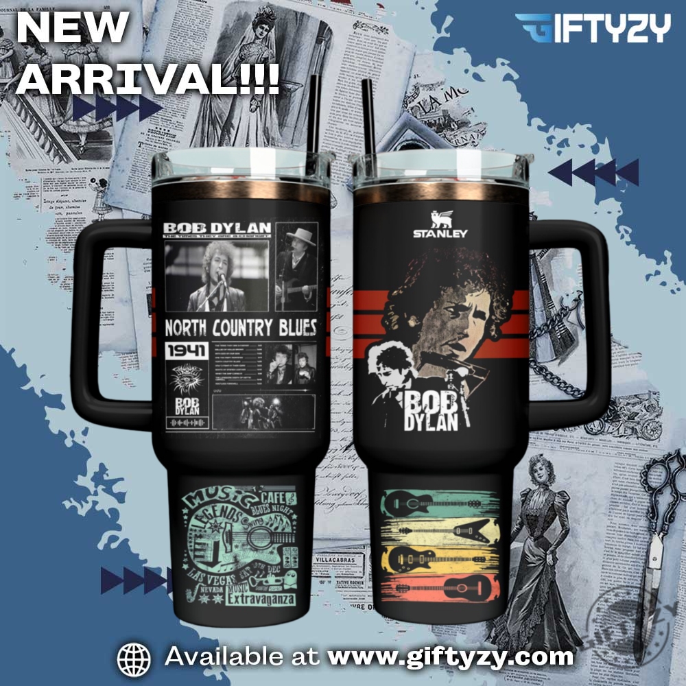 Trending Now! 3D Music StanleyTumbler With Handle 6 Music Bob Dylan Stanley Cup Tumbler With Handle