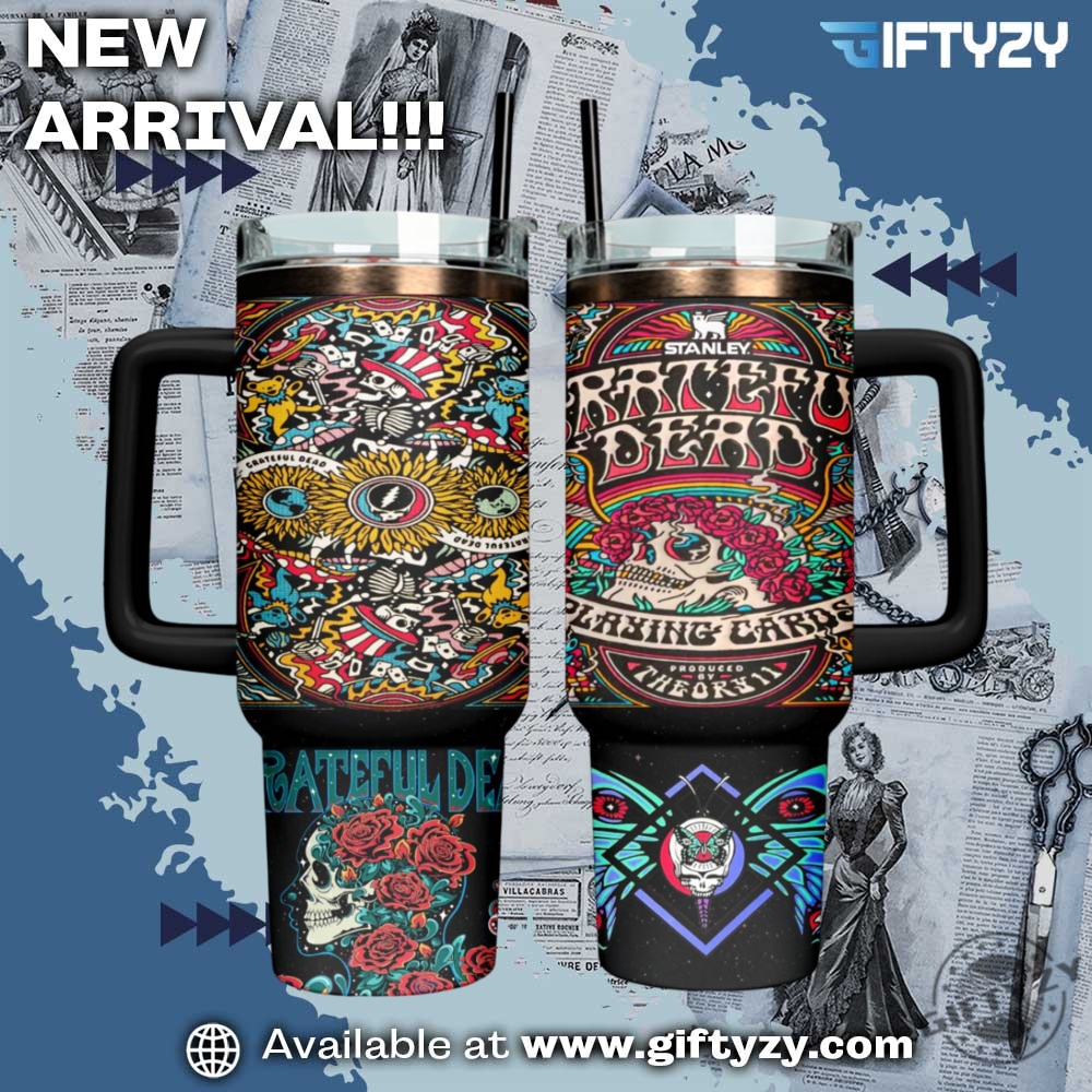 Music Grateful Dead Stanley Cup Tumbler With Handle 3 Music Grateful Dead Stanley Cup Tumbler With Handle