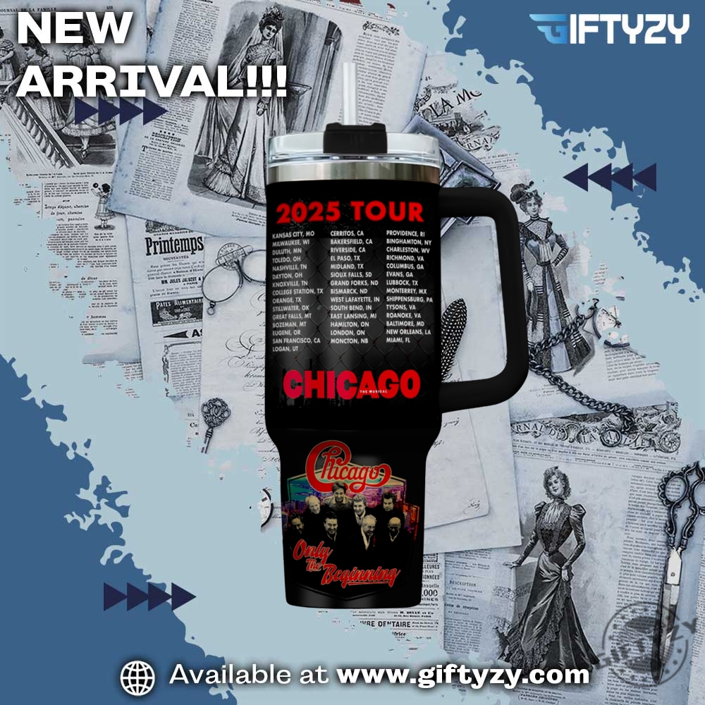 Chicago The Very Best Of Chicago Only The Beginning Music Stanley Cup Tumbler With Handle 3 Chicago The Very Best of Chicago Only the Beginning Music Stanley Cup Tumbler With Handle
