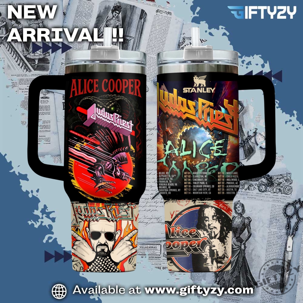 Music Judas Priest Stanley Cup Tumbler With Handle 5 Music Judas Priest Stanley Cup Tumbler With Handle