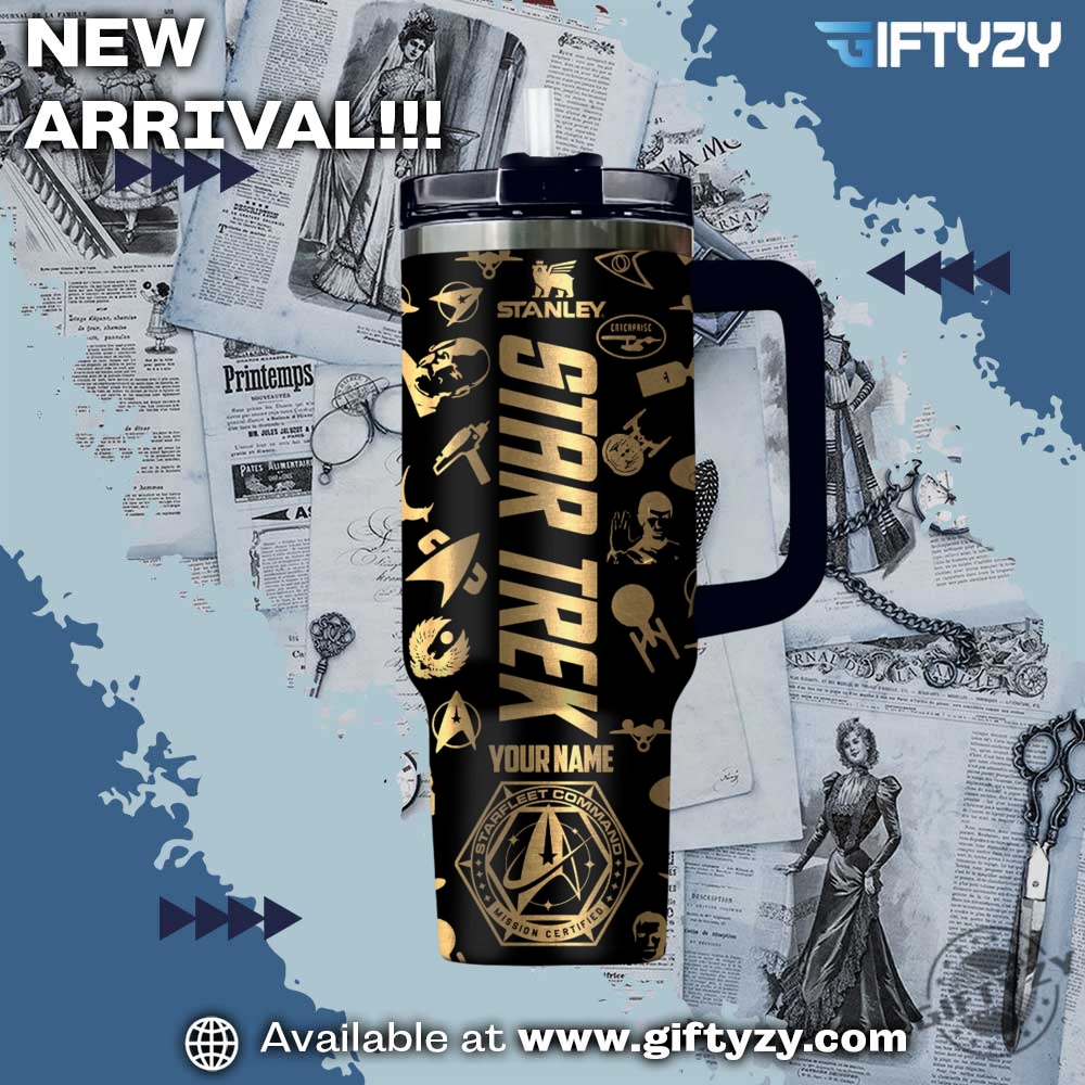 Trending Now! 3D Music StanleyTumbler With Handle 15 Star Trek Movies Custom Name Stanley Cup Tumbler With Handle