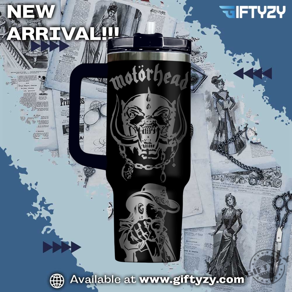 Motörhead Music Custom Name Stanley Cup Tumbler With Handle 4 Motörhead Music Custom Name Stanley Cup Tumbler With Handle
