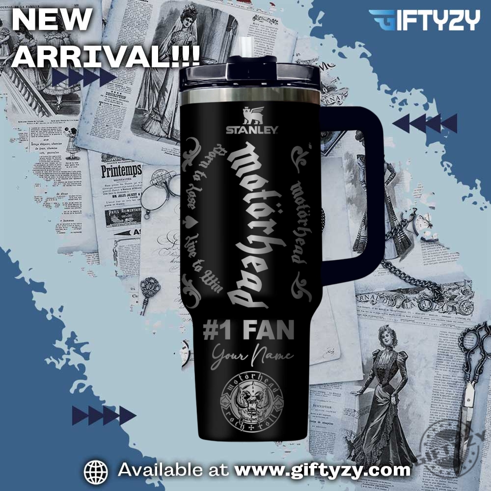 Motörhead Music Custom Name Stanley Cup Tumbler With Handle 5 Motörhead Music Custom Name Stanley Cup Tumbler With Handle
