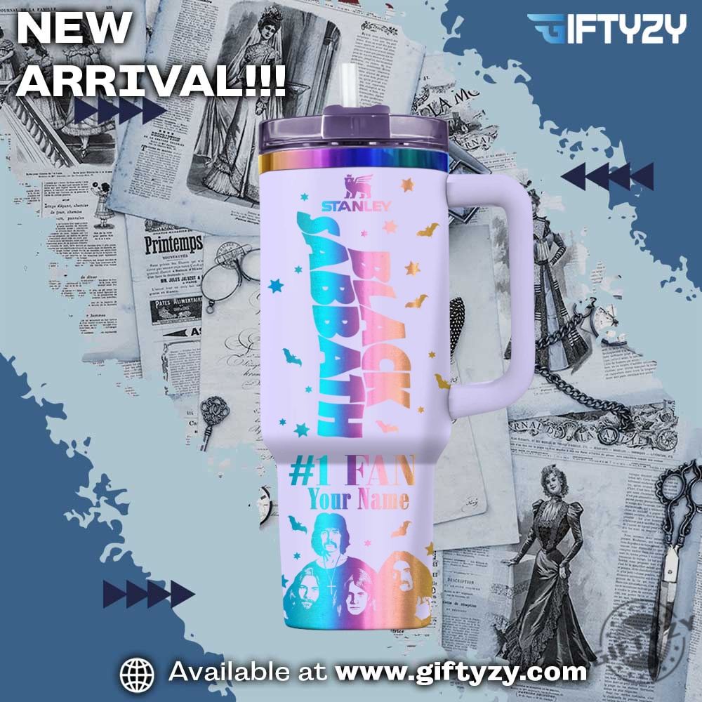 Black Sabbath Music Custom Name Stanley Cup Tumbler With Handle 4 Black Sabbath Music Custom Name Stanley Cup Tumbler With Handle
