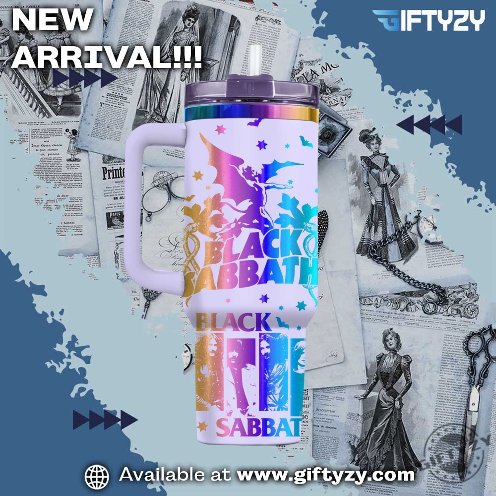 Black Sabbath Music Custom Name Stanley Cup Tumbler With Handle 5 Black Sabbath Music Custom Name Stanley Cup Tumbler With Handle