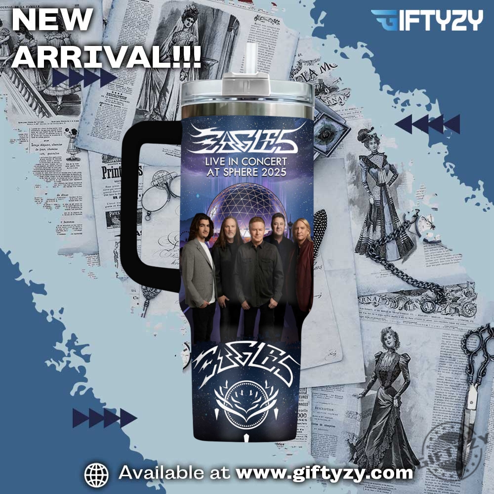 Eagles Band Music Custom Name Stanley Cup Tumbler With Handle 3 Eagles Band Music Custom Name Stanley Cup Tumbler With Handle