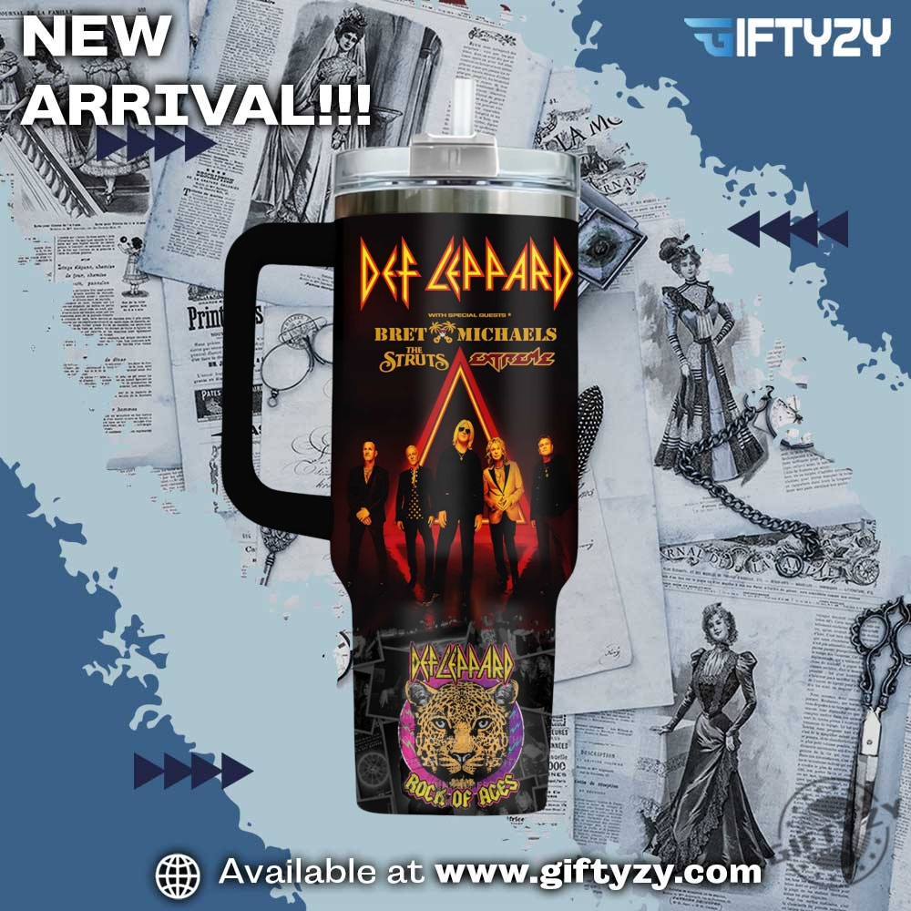 Def Leppard Band Music Custom Name Music Stanley Cup Tumbler With Handle 5 Def Leppard Band Music Custom Name Music Stanley Cup Tumbler With Handle