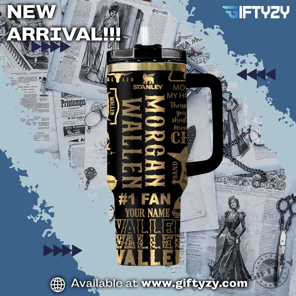Morgan Wallen Custom Name Stanley Cup Tumbler 5 Morgan Wallen Custom Name Stanley Cup Tumbler
