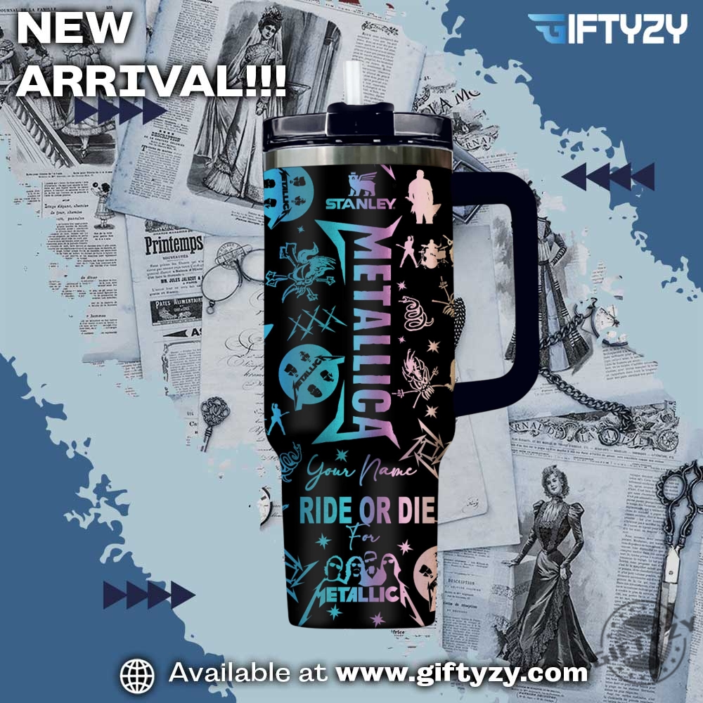 Metallica Band Music Custom Name Stanley Cup Tumbler 4 Metallica band Music Custom Name Stanley Cup Tumbler
