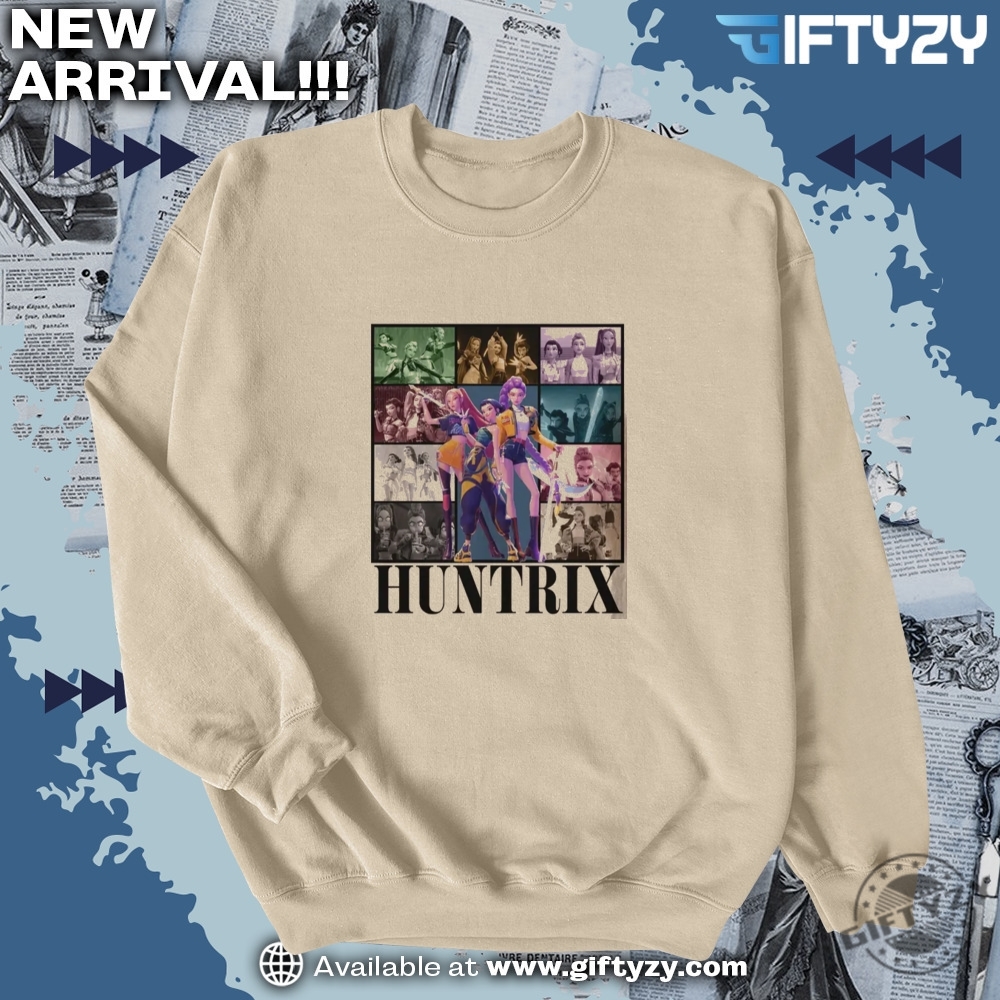 Kpop Demon Hunters Saja Boys Music Movie Shirt 4 Huntrix Girl Group Tee Demon Hunters Movie Hoodie Kpop Fan Shirt