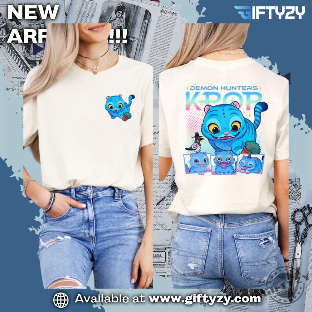 Kpop Demon Hunters Saja Boys Music Movie Shirt 11 Kpop Demon Hunters Tiger Jinu Manga Tee Saja Girls Fan Anime Shirt