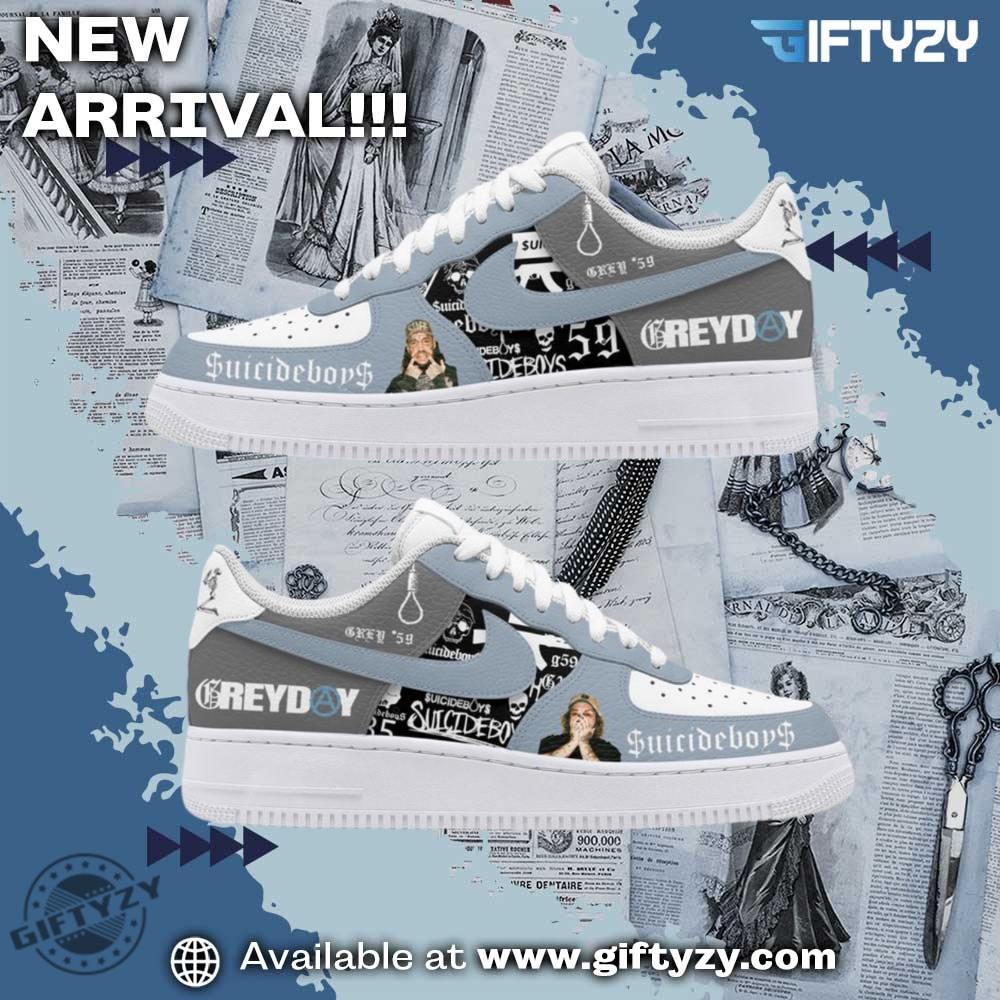 Ideas Trending Custom Nike Air Force 1 Shoes 4 Suicideboys Greyday G59 Nike Air Force 1 Shoes