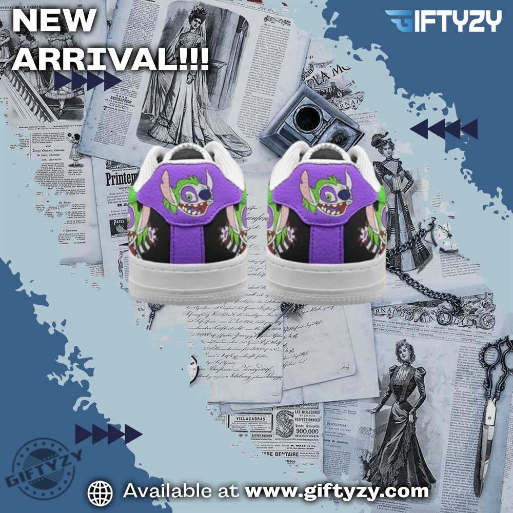 Stitch Beetlejuice Custom Nike Air Force 1 Shoes 5 Stitch Beetlejuice Custom Nike Air Force 1 Shoes