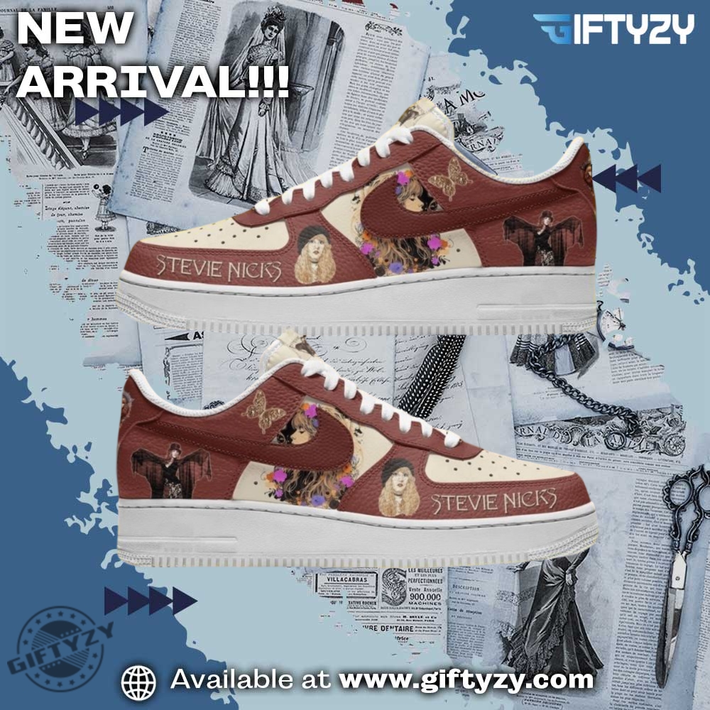 Ideas Trending Custom Nike Air Force 1 Shoes 6 Stevie Nicks Nike Air Force 1 Shoes