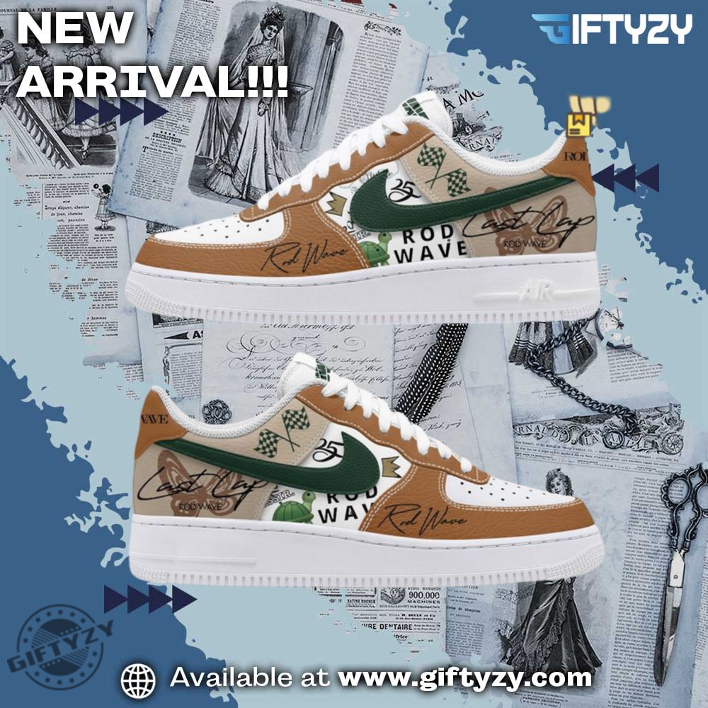 Ideas Trending Custom Nike Air Force 1 Shoes 9 Music Rod Wave Last Lap Nike Air Force 1 Shoes
