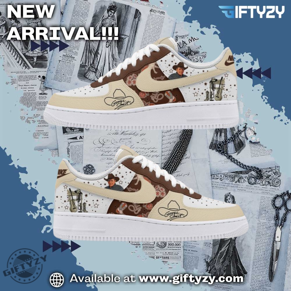 Ideas Trending Custom Nike Air Force 1 Shoes 19 George Strait Nike Air Force 1 Shoes
