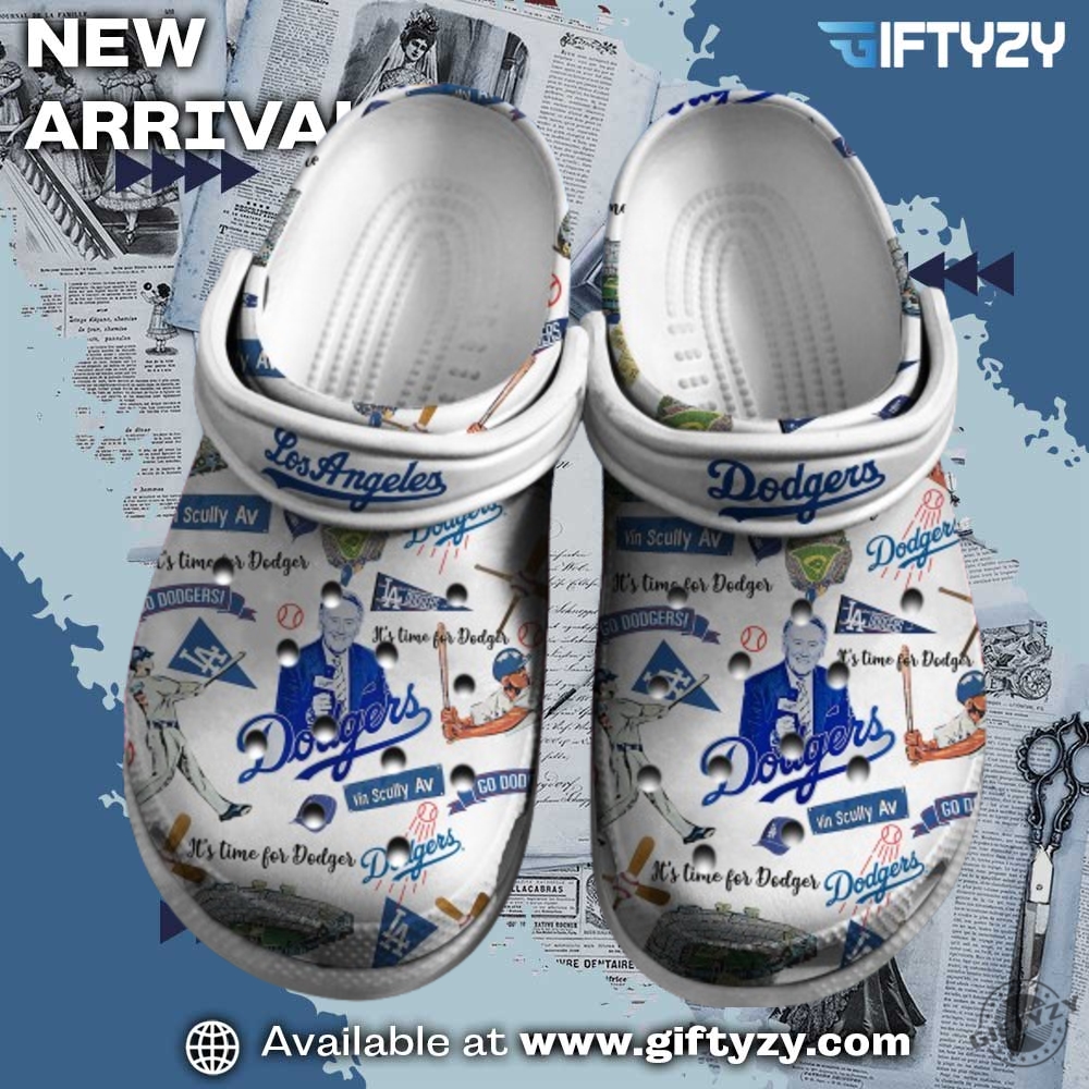 MLB Baseball Club Team Crocs Shoes 3 Mlb Baseball Its Time For Dodgers Crocs
