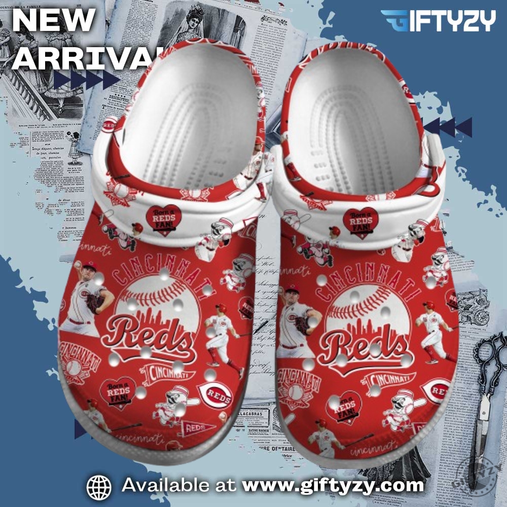 MLB Baseball Club Team Crocs Shoes 7 Mlb Baseball Cincinnati Reds Crocs Clog Shoes